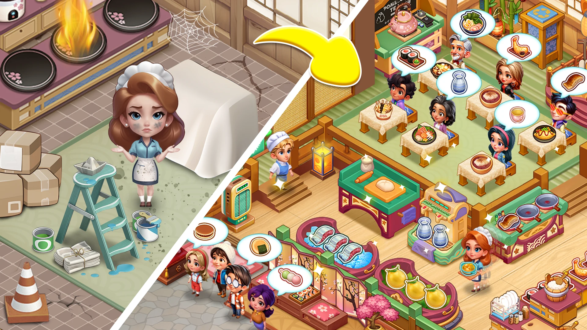 Happy Kitchen Dash screenshot