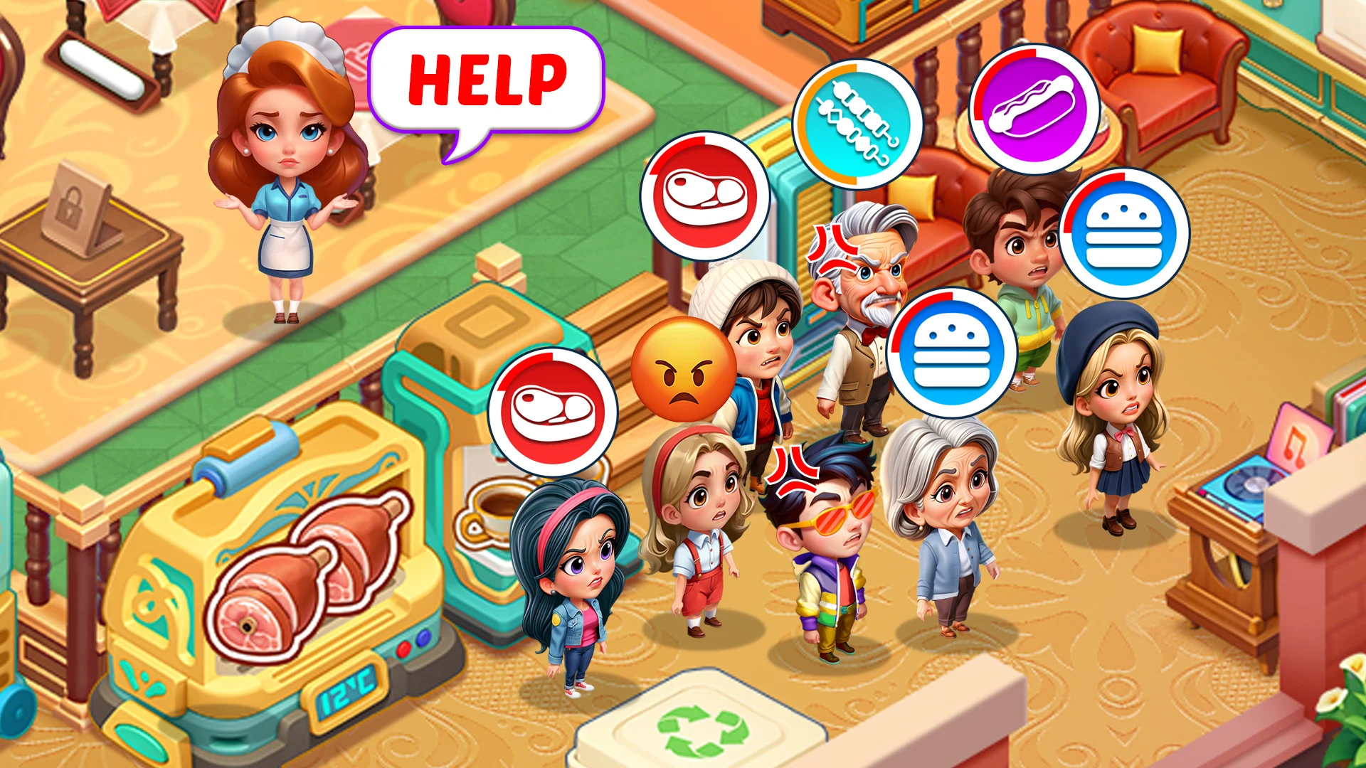 Happy Kitchen Dash screenshot